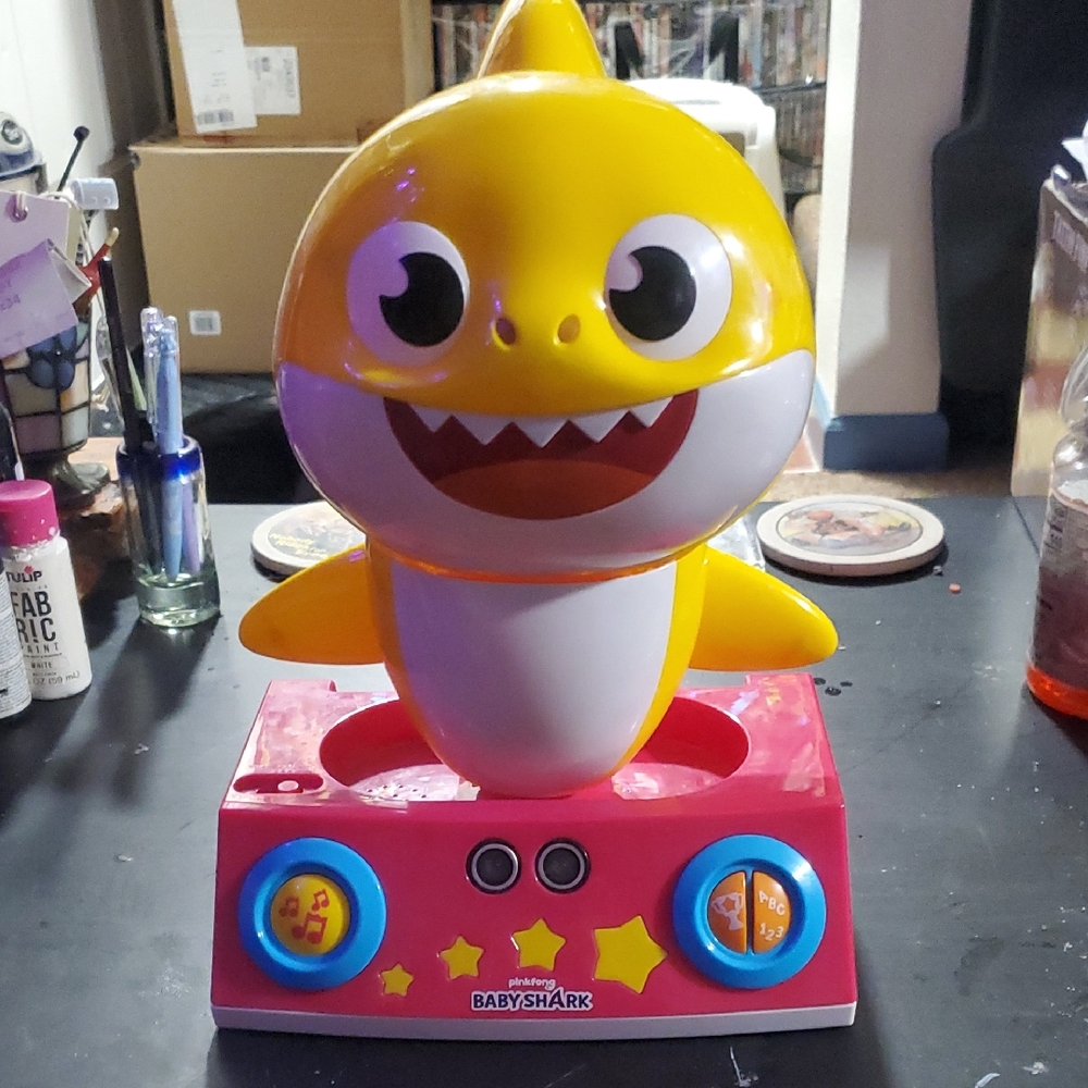 Baby Shark Interactive Musical Toy - Yellow and Red